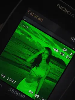 green camera