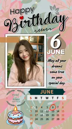 6 JUNE HBD 2024