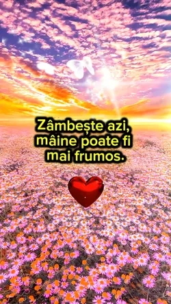 Zâmbește.
