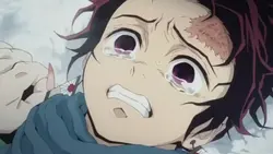 炭治郎の目のハイライト消してみた