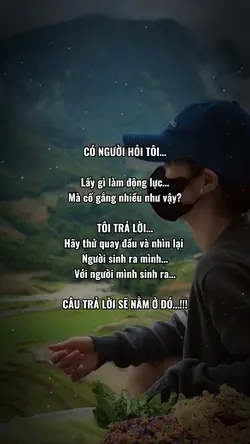 Lấy gì làm động lực