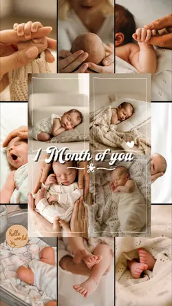 One Month of you