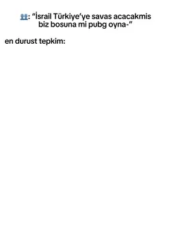 en durust tepkim