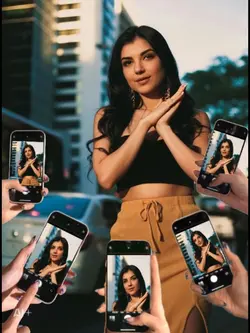 model photo shoot