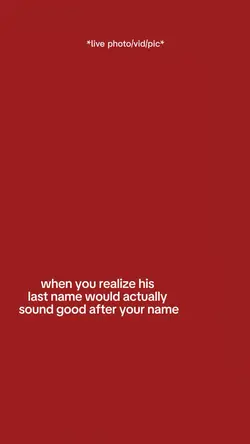 When you realize
