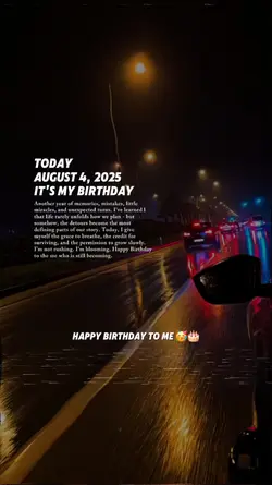 Aug. 4 2025 bday