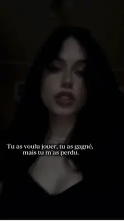 Tu m’as perdu…