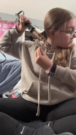 curling routine !! 🤍