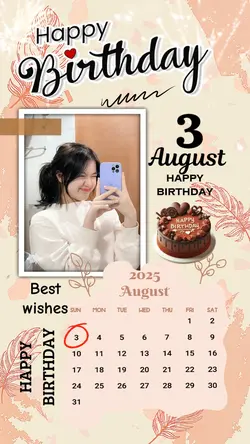HBD 3 AUGUST 2025