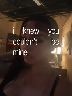 but i knew