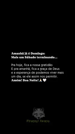 Boa Noite!