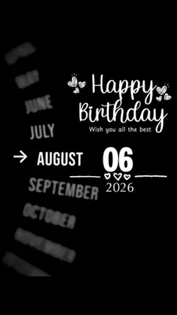 Birthday 06 august