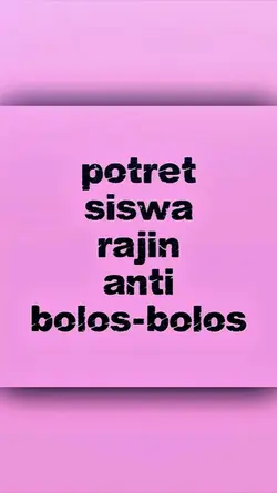 potret siswa rajin