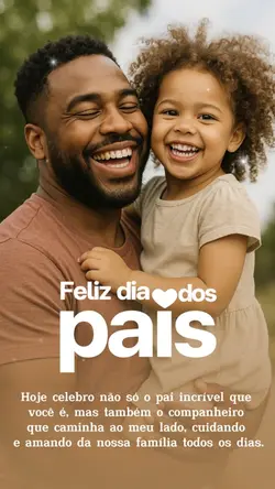 Marido feliz dia 