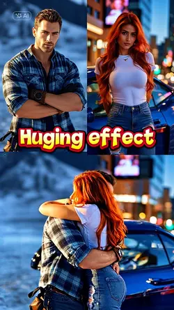 Huging effect 