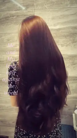 me and my long hair