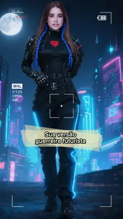 Guerreira futurista 