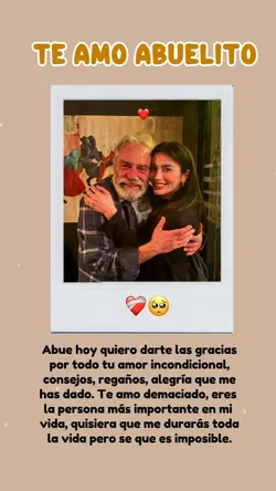 Dedicatoria abuelito