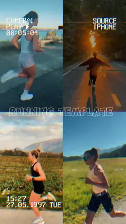 running template 