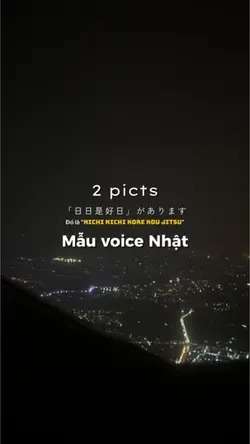 Mẫu voice Nhật