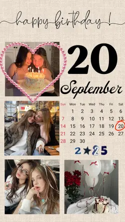 BIRTHDAY 20 SEPT