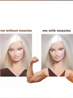 no muscle vs muscle
