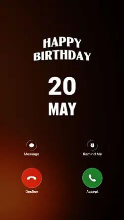 HBD 20 MAY 2026
