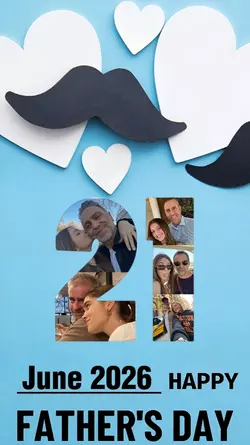 FATHER'S DAY 21 JUNE