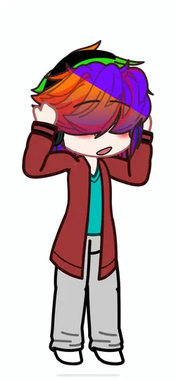🤨 rainbow hair :3