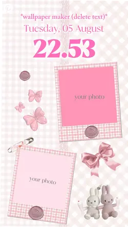 wallpaper frame pink
