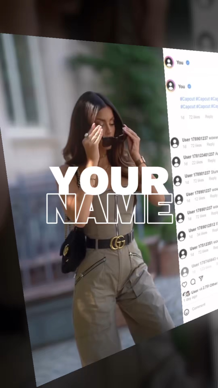 capcut template cover