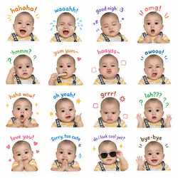 Baby sticker