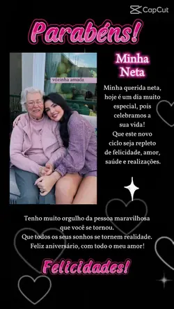 aniversário neta