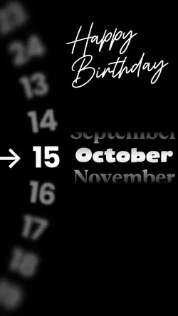 HBD 15 OCTOBER