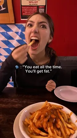U eat all the time
