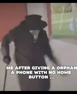 Crow man walking 