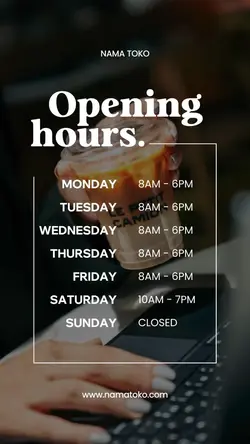 opening hours