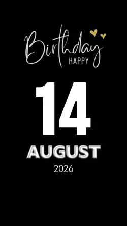 Birthday 14 august