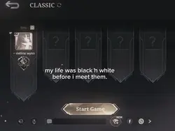 she was the colour