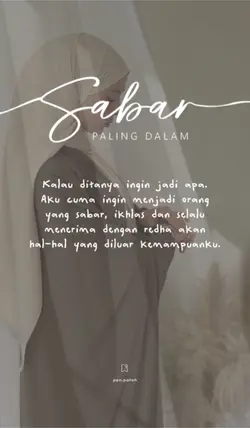 Sabar paling dalam