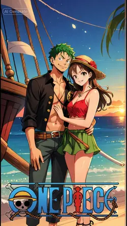 One piece couple