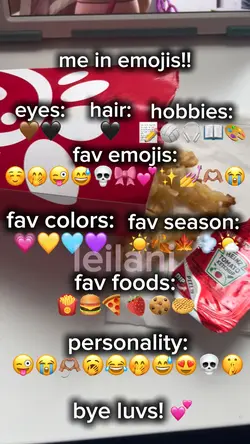 me in emojis!! 😍🫶🏽💕