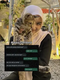 we just friend
