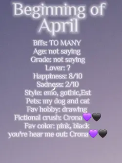 Beginning of April 