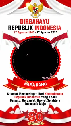 DIRGAHAYU RI KE 80 