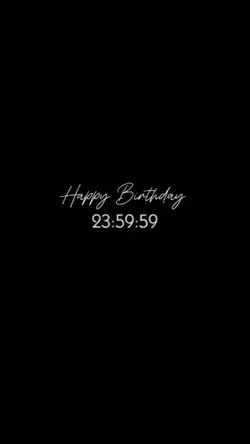 HAPPY BIRTHDAY 