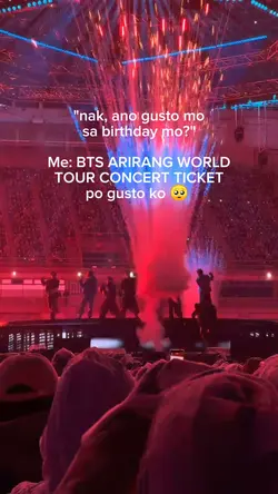 BTS CONCERT TICKET
