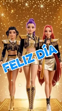 Huntrix feliz día