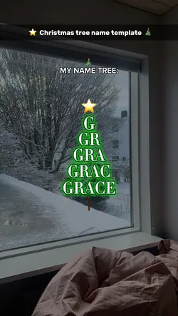 name Xmas tree 🎄