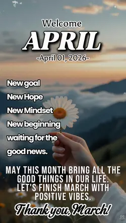 welcome April 2026